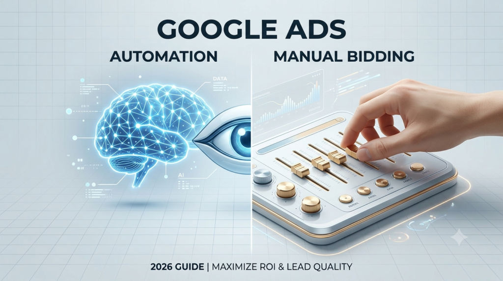 oogle ads manual vs auto bidding